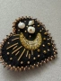 Handmade  брошка с естествени перли , снимка 4
