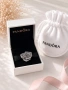 Pandora Sparkling Rose in Bloom Oversized Charm, снимка 2