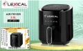 Фритюрник с горещ въздух Lexical Airfryer LAF-3011-1/2 1200W 3.5L бял/черен, снимка 5