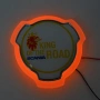 Огледална табелa бяла King of the Road външна за решетка 12-24V , 2 цвята, снимка 3