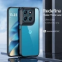 Прозрачен Калъф за Motorola Moto G77 5G / G67 5G / G87 5G DUX DUCIS Aimo Series с Протектор – Черен, снимка 2