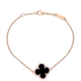 Златна дамска гривна Van Cleef 3,75гр. 18,0см. 14кр. проба:585 модел:37760-2, снимка 1