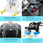 Детско столче за кола с ISOFIX, завъртащо се на 360°, снимка 11