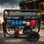 Мощен бензинов генератор 7.5 kW (13 к.с.) с дистанционно управление и колела, снимка 6
