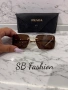 Prada кафяви очила с лого, снимка 4