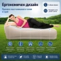 Надуваем ергономичен диван с вградена помпа , снимка 2