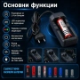 Евтино зарядно устройство за литиеви батерии 18650 16340 14500 26650 CR123 с кабел на ток нов модел, снимка 2