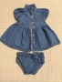 Дънкова рокличка Levi’s -9m., снимка 1