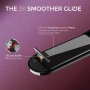 Четка преса за коса TYMO Flat Iron Hair Straightener Brush 2 in 1 200M Ions Ceramic Black, снимка 7
