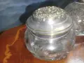 Античен комплект от шлифован кристал за тоалетка, датиращ от късната викторианска епоха, снимка 6