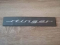 сребрист надпис Kia Stinger малък размер, снимка 1