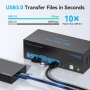 VPFET VP-SW232 8K KVM Switch за 2 компютъра и 3 монитора – HDMI 2.1 + DisplayPort 1.4, USB 3.0, снимка 4