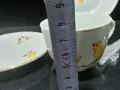 Стар български порцелан детски комплект за хранене , снимка 9