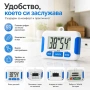 Електронен дигитален кухненски таймер за готвене кухня с дисплей, снимка 5