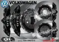 Volkswagen GTD надписи за капаци на спирачни апарати, снимка 4