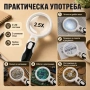 Увеличителна мощна ръчна лупа с LED осветление лампа дръжка различни сменяеми лещи четене бижута, снимка 7