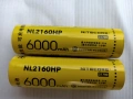 Две батерии Nitecore NL2160HP 6000 mAh, снимка 1