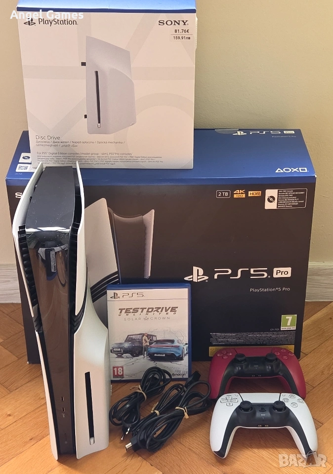НОВ! На 7 дни! PS5 PRO DISC EDITION Playstation 5 ПРО 2TB Плейстейшън конзола 2ТБ PS CFI 7121, снимка 1