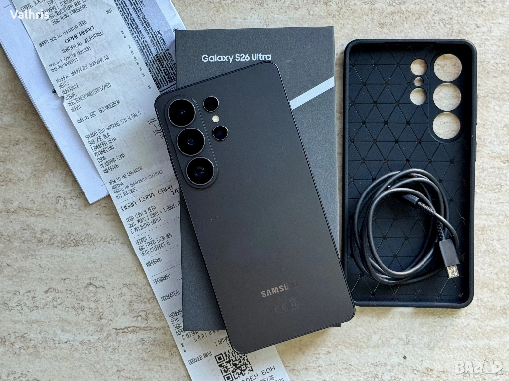 Samsung S26 Ultra 256GB / 12GB RAM / Black / КАТО НОВ! / 2г. ГАРАНЦИЯ!, снимка 1