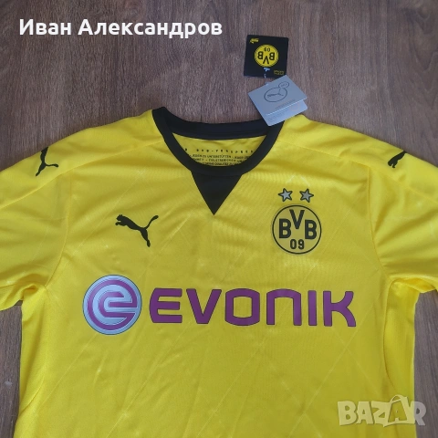 Нова фланелка Puma Борусия Д разм.М офиц.реплика, снимка 2 - Футбол - 54985671