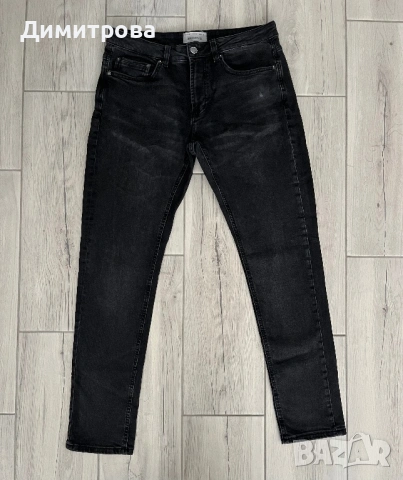 Pull&Bear черни дънки 