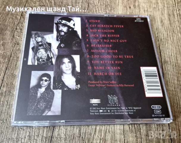 Компакт Дискове - Рок - Метъл: Motorhead – March Or Die, снимка 2 - CD дискове - 55599461