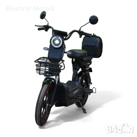 Електрически двуместен скутер – велосипед със 18″ гуми, 750W, 48V/20Ah