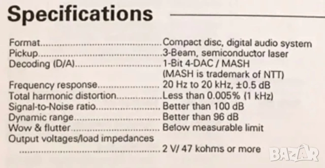 SANSUI CD-X111 MASH cd player компакт диск плеър, снимка 9 - Аудиосистеми - 54181192