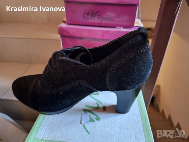 нови обувки естествен велур , снимка 3 - Дамски ежедневни обувки - 54209364