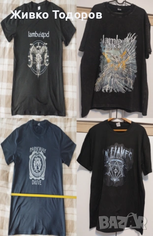 Тениски с принт на МЕТАЛ Групи