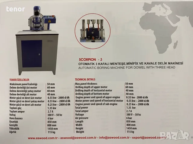 Пробивна за минификс Скорпио - 3300 евро с ддс