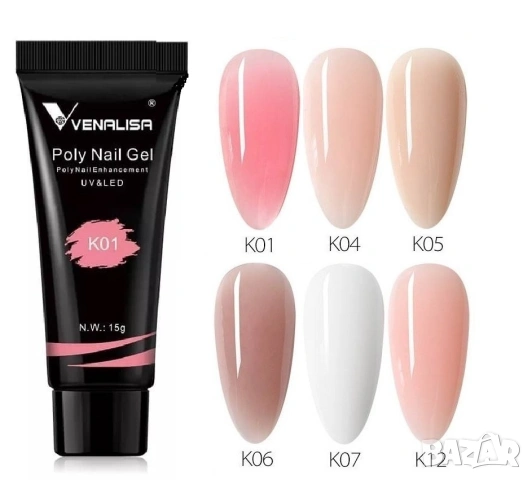 VENALISA Комплект за изграждане с полигел, снимка 3 - Продукти за маникюр - 34859200