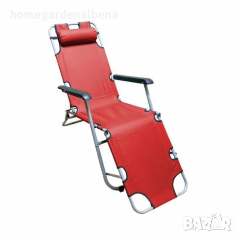 Многофункционален сгъваем шезлонг стол NS6012 – стол, шезлонг и легло 3в1, до 140 кг, снимка 10 - Градински мебели, декорация  - 54109043