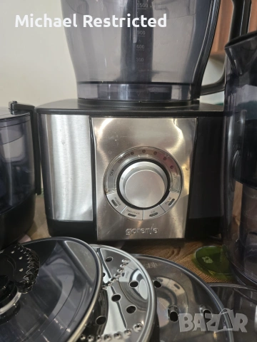 Кухненски робот Gorenje SBR1000BE 1100W – пълен комплект, снимка 4 - Кухненски роботи - 55267929
