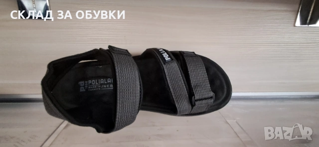 МЪЖКИ Сандали Черни и сиви , снимка 6 - Мъжки сандали - 55235760