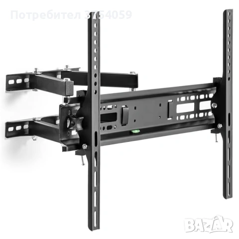 Регулируема стойка за телевизор – За телевизори 32"-70", до 50 кг,с монтажен комплект и вграден ниве, снимка 3 - Други инструменти - 55147834
