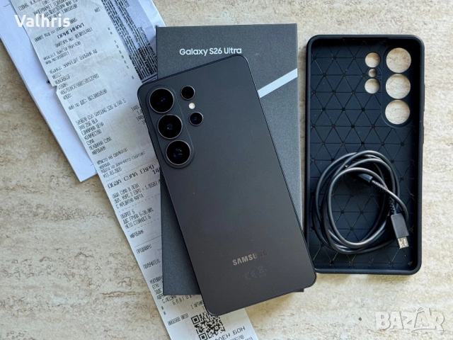 Samsung S26 Ultra 256GB / 12GB RAM / Black / КАТО НОВ! / 2г. ГАРАНЦИЯ!