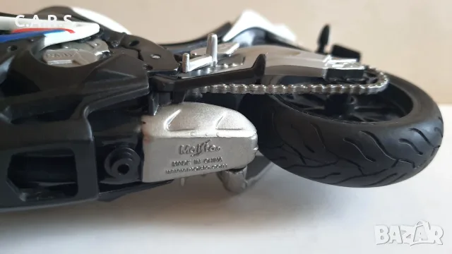 BMW S 1000RR Sports Bike Maisto - Мащаб 1:12, снимка 9 - Колекции - 55404328