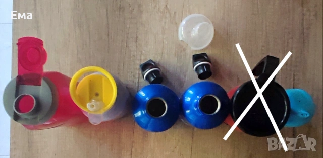 Бутилка за вода - метал, пластмаса, снимка 2 - Други - 54031142