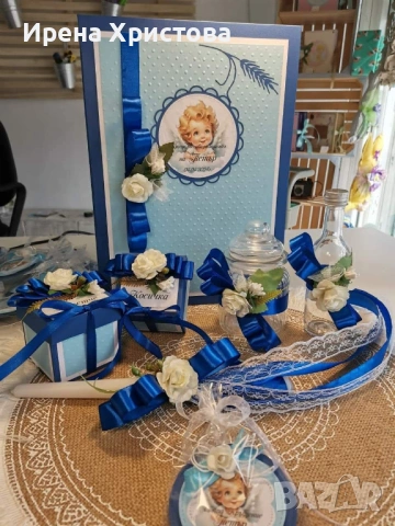 Комплекти за кръщене, снимка 3 - Декорация - 54155890