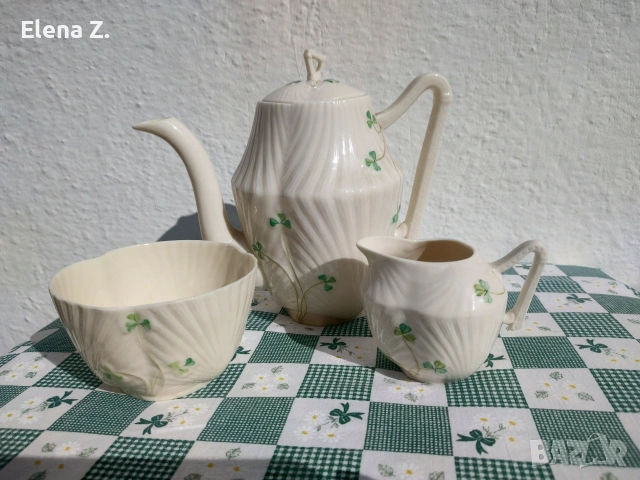 Комплект от 3 части Belleek Ирландия