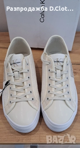 Calvin Klein кецове 39 естествена кожа , снимка 9 - Кецове - 54828367