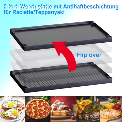 Раклет грил скара Tamarit 3in1 1500W, Гаранция, снимка 4 - Скари - 54145691