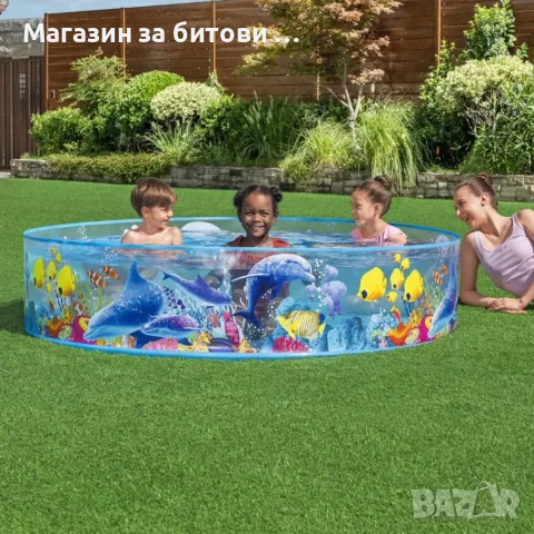 Детски басейн с твърди стени, снимка 4 - Басейни и аксесоари - 55357901