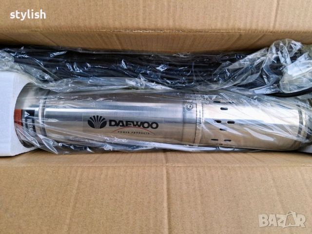 ДЪЛБОЧИННА ПОМПА 1200 W DAEWOO DBP2500, снимка 3 - Напояване - 53955322