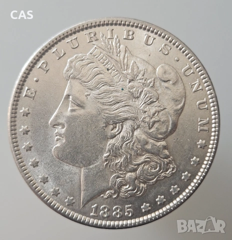 1 Долар 1885 САЩ, снимка 2 - Нумизматика и бонистика - 54570942