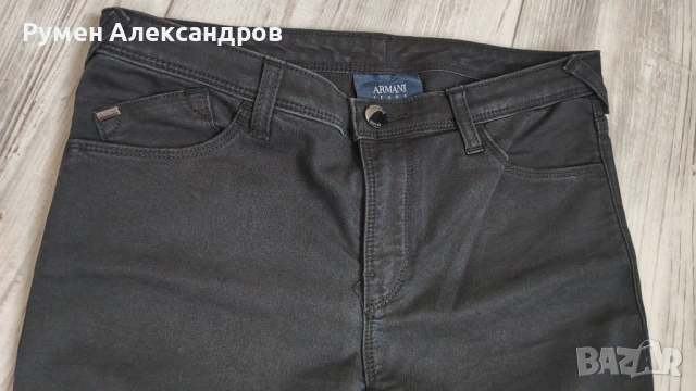 Дамск оригинални черни дънки ARMANI JEANS J28 р-р S EUR26, снимка 4 - Дънки - 54512562