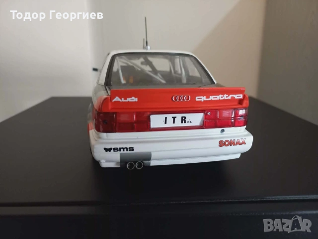 Audi V8 Quattro DTM 1991 Hans-Joachim Stuck Minichamps 1:18, снимка 5 - Колекции - 54977758