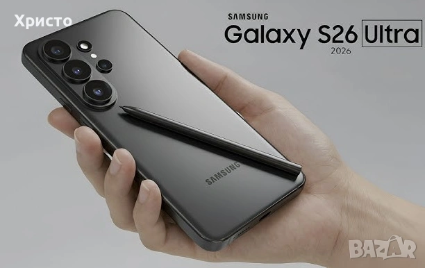 НОВ!!! Samsung Galaxy S26 Ultra, Dual SIM, 12GB RAM, 512GB, 5G, Black + подарък оригинален адаптер , снимка 2 - Samsung - 54639615