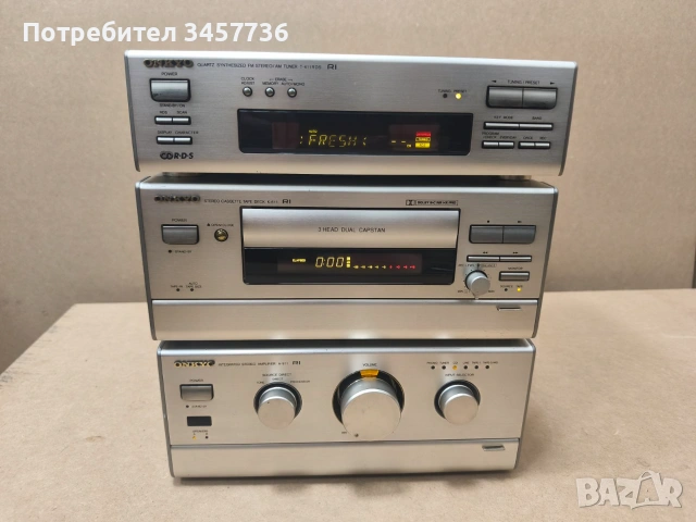Усилвател Дек и Тунер Onkyo A-911 Onkyo K-611 Onkyo T-411, снимка 3 - Ресийвъри, усилватели, смесителни пултове - 55057977